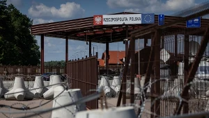 Zamknięta granica polsko-białoruska. Zdjęcie ilustracyjne