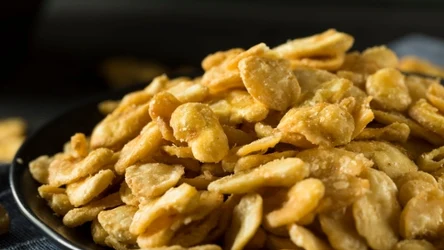 Pieczony bób to chrupiąca alternatywa wobec chipsów ziemniaczanych