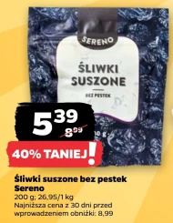 Śliwki suszone Sereno