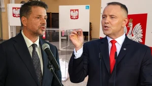 Włocławek. Błąd przy liczeniu głosów w wyborach prezydenckich. Ruch prokuratury. Na zdj. Rafał Trzaskowski i Karol Nawrocki