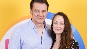 Marcin Kwaśny i Klaudia Kwaśny w "halo tu polsat"