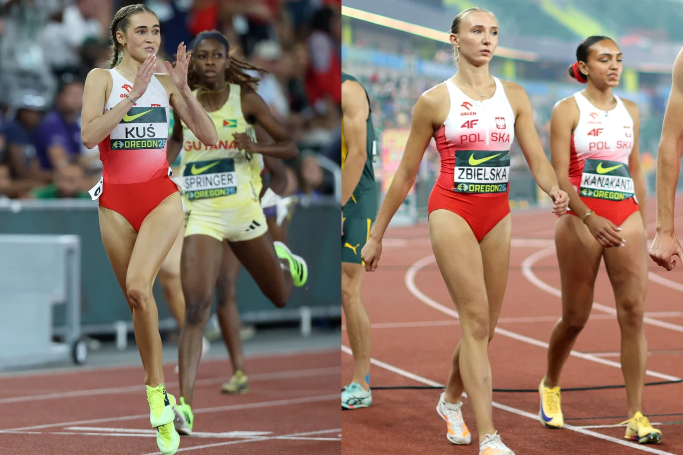 Anastazja Kuś, z uwagi na mistrzostwa Europy w Birmingham, nie pobiegła już w sztafecie 4x400 metrów w Eugene. A jej koleżanki... odpadły article cover