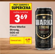 Piwo Warka Strong