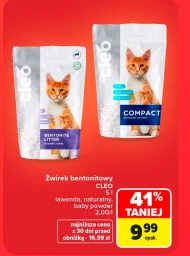 Żwirek bentonitowy Cleo