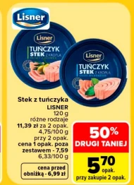 Stek z tuńczyka Lisner