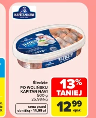 Śledzie Kapitan Navi