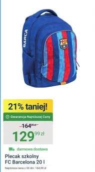 Plecak FC Barcelona