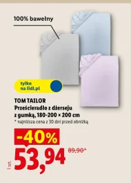 Prześcieradło z gumką Tom Tailor