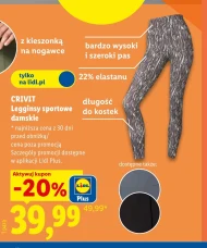 Legginsy sportowe damskie Crivit