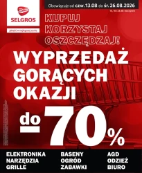 Wyprzedaż gorących okazji! - Selgros Cash&Carry