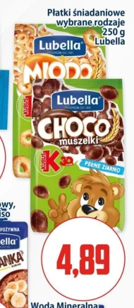 Płatki śniadaniowe Lubella