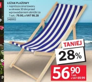 Leżak plażowy