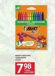 Kredki świecowe Bic