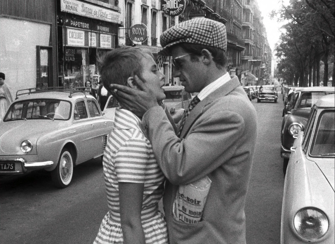 Jean Seberg i Jean-Paul Belmondo w filmie "Do utraty tchu" (1960) / Past Perfect