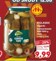 Ogórki konserwowe K-Classic