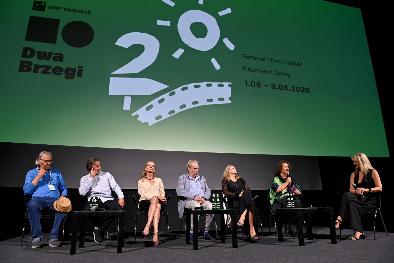 Olgierd Łukaszewicz, Robert Więckiewicz, Magdalena Cielecka, Daniel Olbrychski, Grażyna Szapołowska, Anna Dymna i Grażyna Torbicka na Dwóch Brzegach