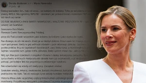 Poruszający apel do Marty Nawrockiej. "Piszę jako matka do matki"