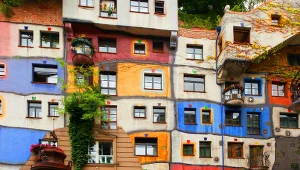 Hundertwasserhaus w Wiedniu