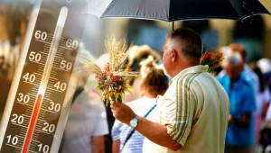 Wysokie temperatury prognozowane na 15 sierpnia