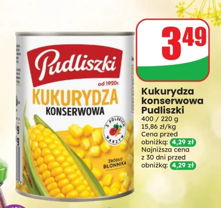 Консервована кукурудза Pudliszki