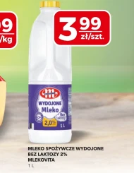 Mleko bez laktozy Mlekovita