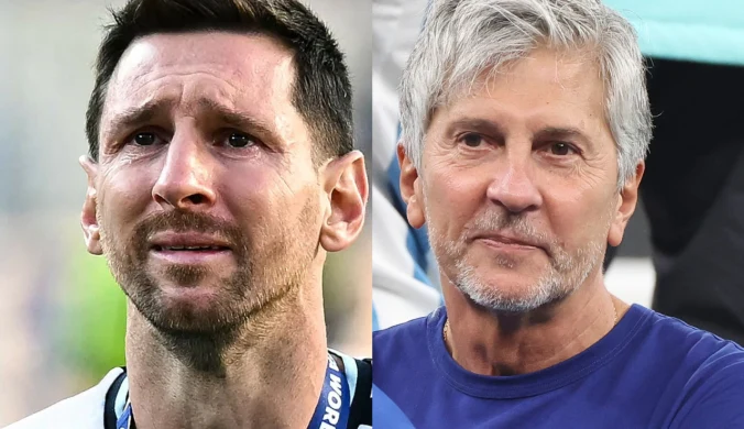 Lionel Messi i jego ojciec Jorge Messi