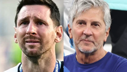 Lionel Messi i jego ojciec Jorge Messi