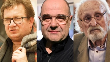 Paweł Królikowski, Cezary Żak i Franciszek Pieczka