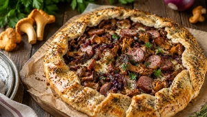 Tarta z grzybami