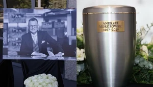 Trwa pogrzeb Andrzeja Morozowskiego. Dziennikarza żegnają tłumy żałobników