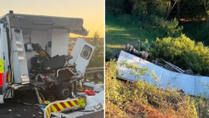Karetka rozerwana na strzępy. Dramatyczny wypadek w Niemczech