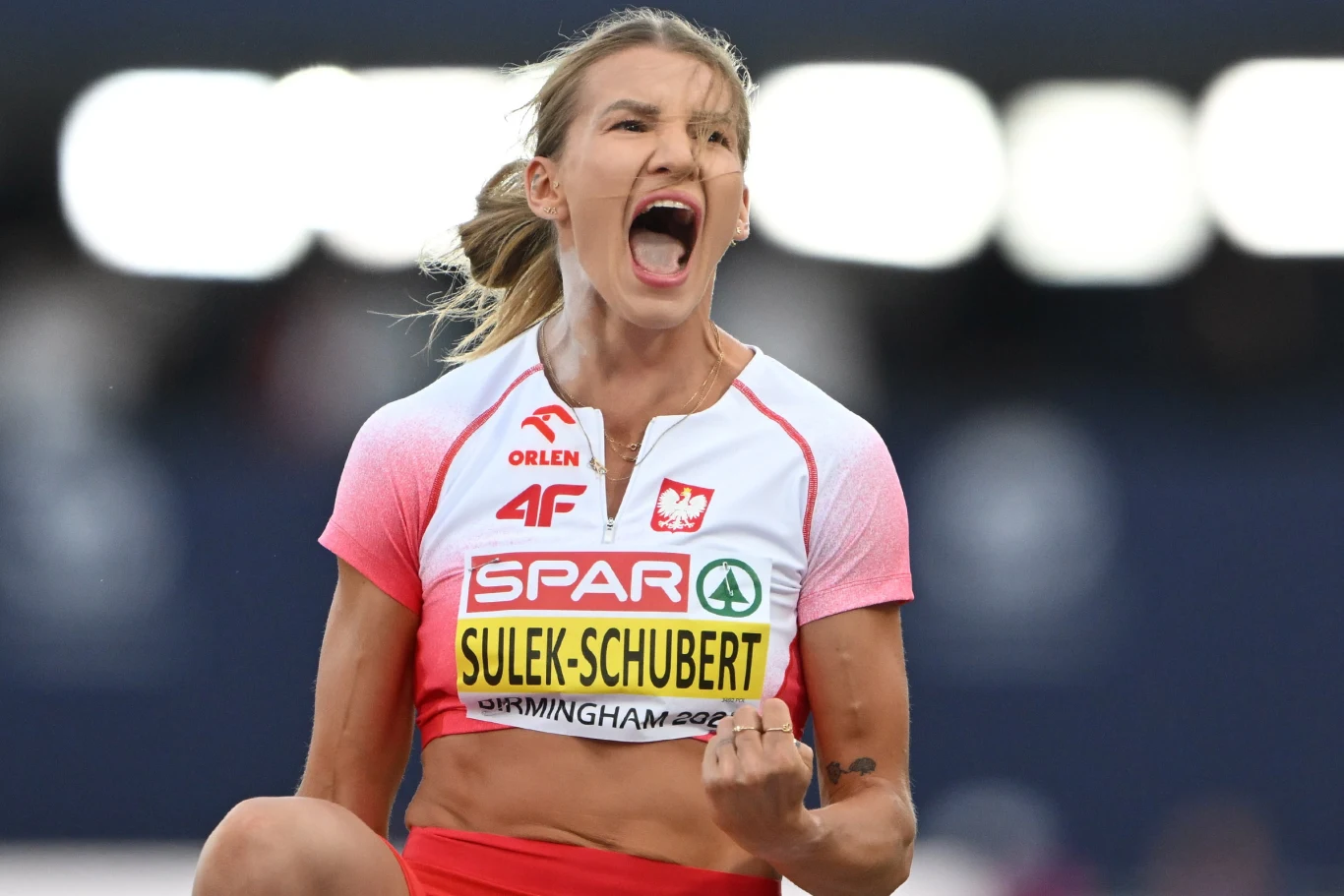 Adrianna Sułek-Schubert z żółtym plastronem. A to znaczy, że była liderką siedmioboju article cover