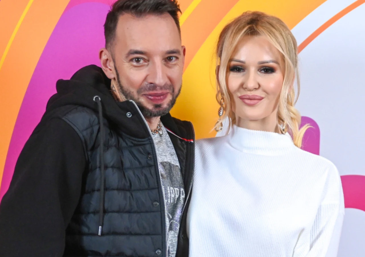 Adam Konkol, Angelika Konkol Adam Konkol i Angelika Konkol pozują.