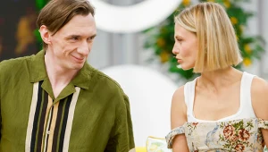 Anna Karczmarczyk i Andrzej Kłak w studiu "halo tu polsat"