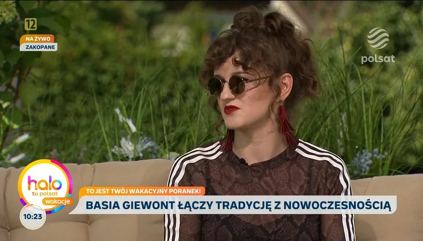 Basia Gąsienica-Giewont w "halo tu polsat"