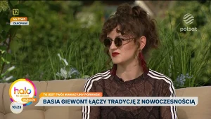 Basia Gąsienica-Giewont w "halo tu polsat"