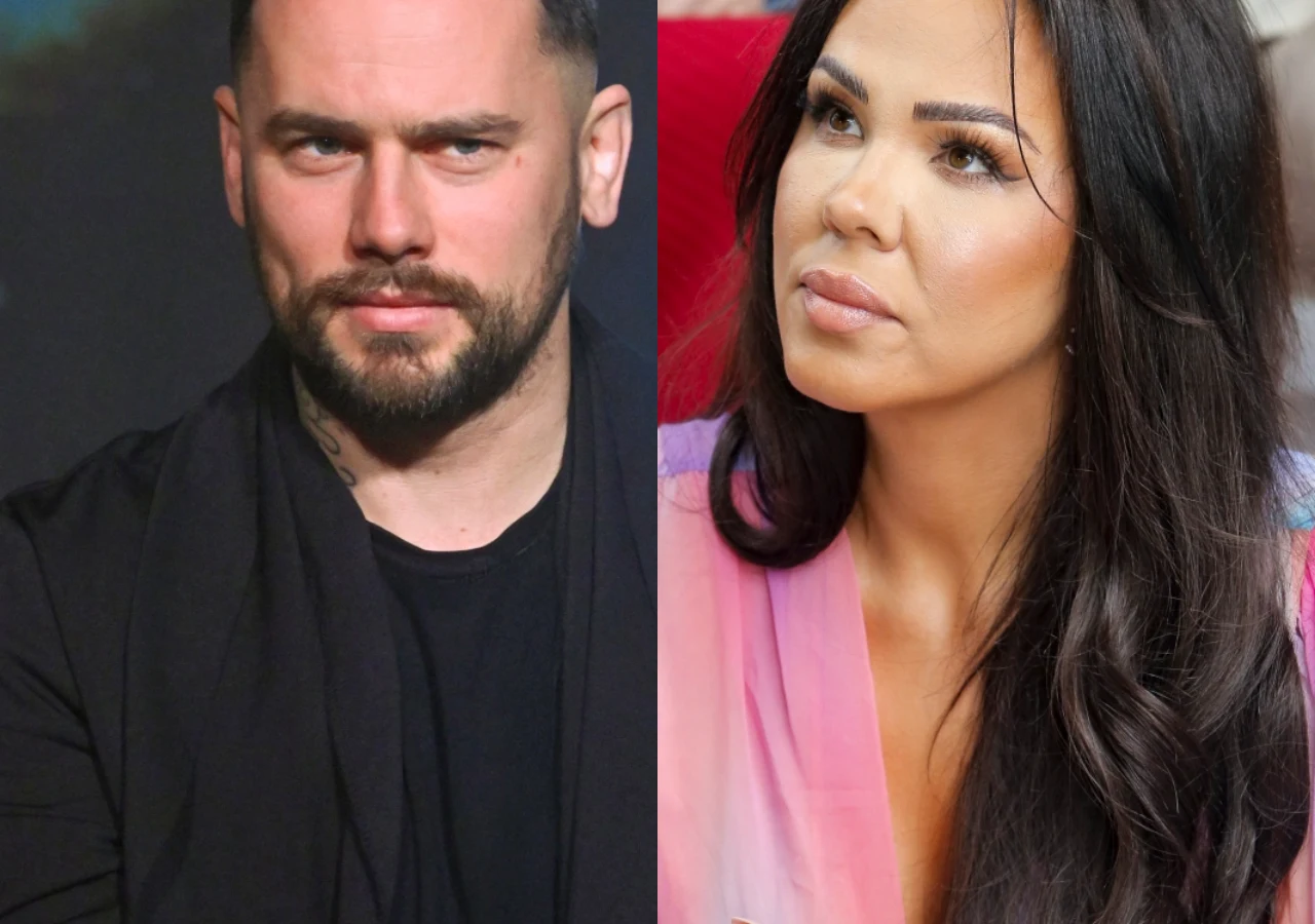 Grzegorz Collins, Sylwia Bomba Sylwia Bomba i Grzegorz Collins na wspólnym zdjęciu.