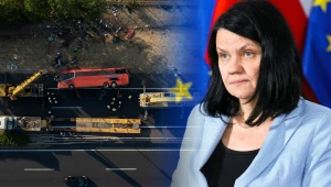 Węgry: Polski zespół pomocy humanitarno-medycznej uda się do czterech szpitali, w których przebywają ranni Polacy (na zdjęciu: wiceminister zdrowia Katarzyna Kacperczyk)