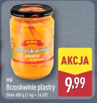 Brzoskwinie połówki MK