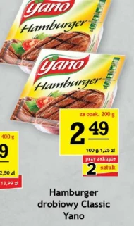 Hamburger drobiowy Yano