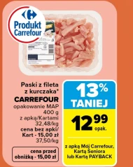 Paski z fileta z kurczaka Carrefour