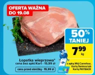 Łopatka wieprzowa Carrefour