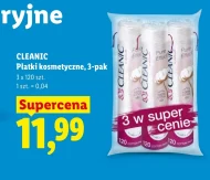Płatki kosmetyczne Cleanic