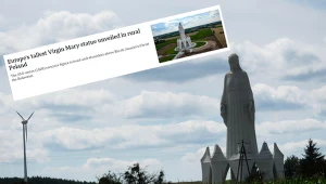 Gigantyczna figura Matki Boskiej pod Toruniem. Burza w komentarzach