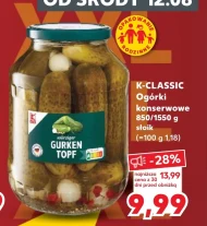 Ogórki konserwowe K-Classic