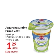 Jogurt naturalny Primo