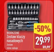 Zestaw kluczy nasadowych Workzone