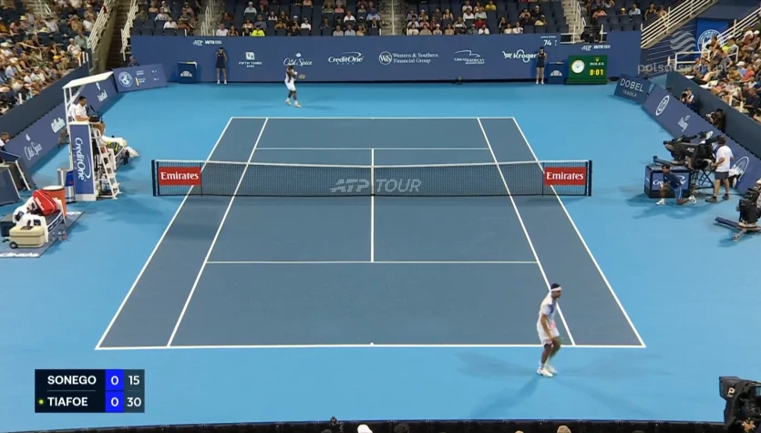 Lorenzo Sonego - Frances Tiafoe. Skrót meczu. WIDEO