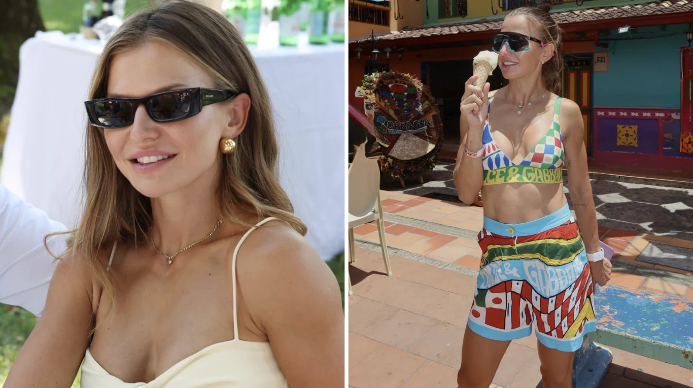 Anna Lewandowska zwiedza Kolumbię w stroju od Dolce & Gabbana Anna Lewandowska zwiedza Kolumbię w stroju od Dolce & Gabbana