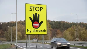W Polsce również zdarzają się przypadku jazdy pod prąd. Zapobiegać jej mają m.in. takie tablice